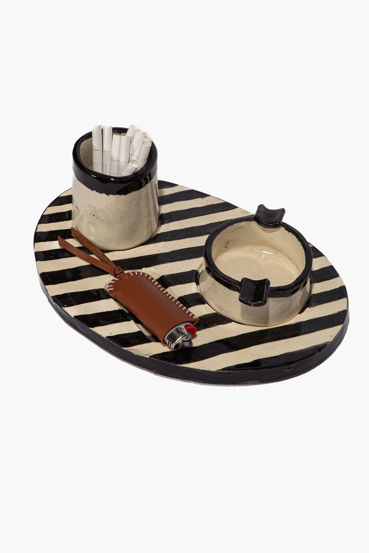 ACL TRAY HOLDER | STRIPED GLAZE